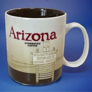 Starbucks ARIZONA Mug Collector Series 2009 Ceramic Coffee Cup 16 oz